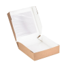 Коробка для еды навынос, DO ECO Коробка крафт ECO TABOX 1555 PRO, 200*200*50 мм