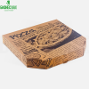 коробка для пиццы, пирога Коробка для пиццы 33*33*4 см бурая с рисунком "Pizza Italia"