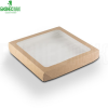Коробка для еды навынос, DO ECO Коробка крафт ECO TABOX 1500 PRO, 200*200*40 мм,