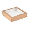 Коробка для еды навынос, DO ECO Коробка крафт ECO TABOX 1555 PRO, 200*200*50 мм