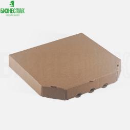 Коробка для пиццы 30*30*3,5 см бурая