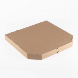 Коробка для пиццы 33*33*4,5 см бурая без печати