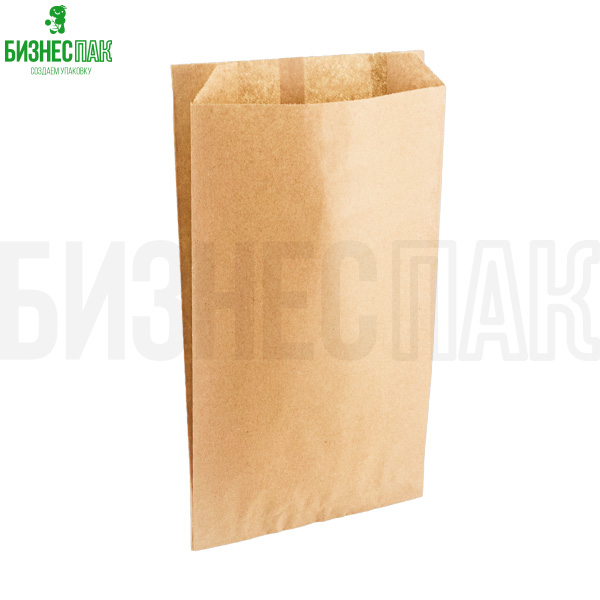 Бумажный пакет Пакет крафт для хлеба Д-40гр/м2 200*90*360 мм