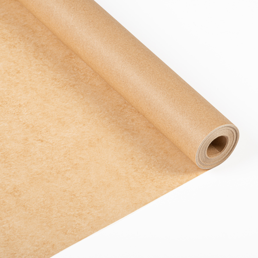 Бумага для выпечки, упаковочная бумага Рулон бумаги 380 мм*100 м силикон коричневый 