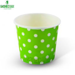 Креманка для мороженого 135 мл «Горох зеленый»