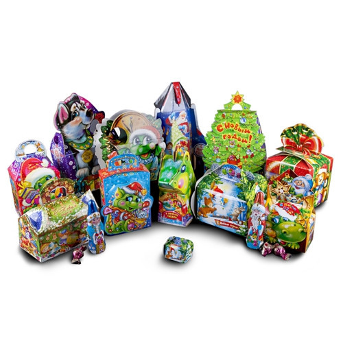 Купить новогодние подарки в мягкой игрушке в Казахстане 🐉 Драконы и рюкзаки с конфетами