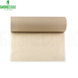 Бумага для выпечки, упаковочная бумага Рулон бумаги Ф 28 см, длина 50 м, подпергамент небеленый 52 гр/м2 