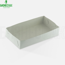 Коробка для хачапури 160*280*60 мм белая (крышка-дно)