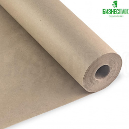 Бумага для выпечки, упаковочная бумага Рулон бумаги Ф 30 см, длина 50 м, крафт-Д 50 гр/м2 