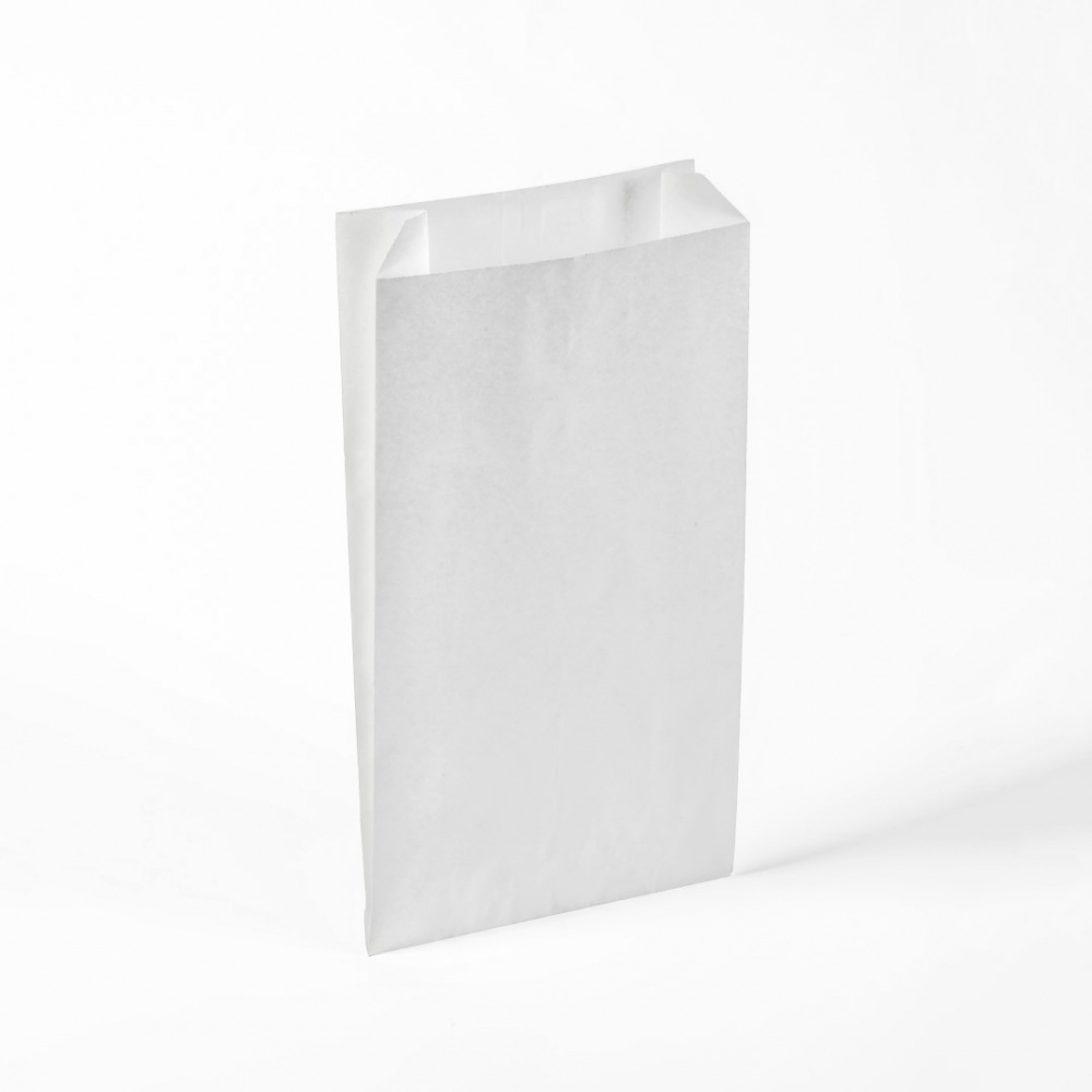 Бумажный пакет Пакет белый для хлеба 170*70*300 мм