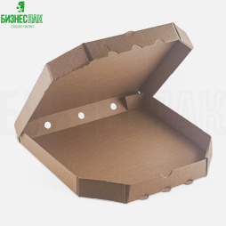 Коробка для пиццы 30*30*3,5 см бурая