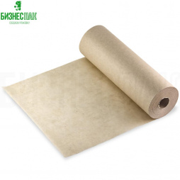 Бумага для выпечки, упаковочная бумага Рулон бумаги Ф 28 см, длина 75 м, подпергамент небеленый 52 гр/м2 