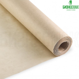 Бумага для выпечки, упаковочная бумага Рулон бумаги Ф 28 см, длина 25 м, подпергамент небеленый 52 гр/м2 