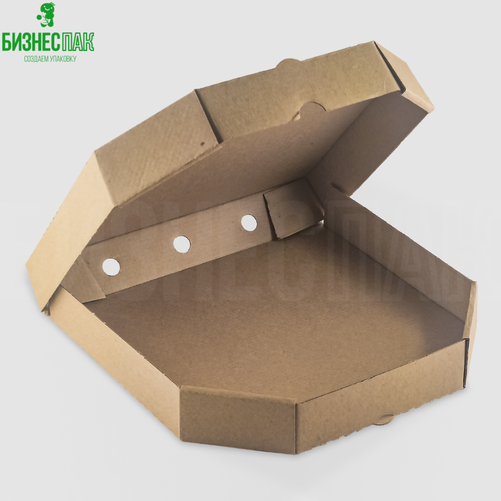 коробка для пиццы, пирога Коробка для пиццы 26*26*4 см бурая